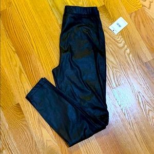 Free People Faux Leather pants leggings small